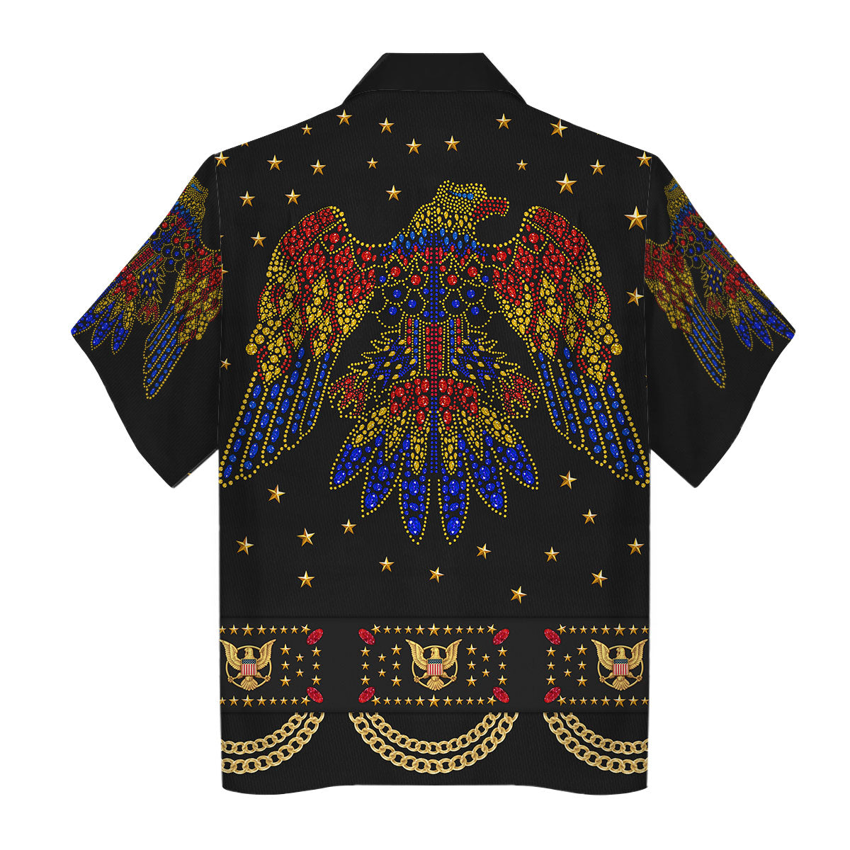 Gearhomie Elvis EAGLE Black Costume hawaiian