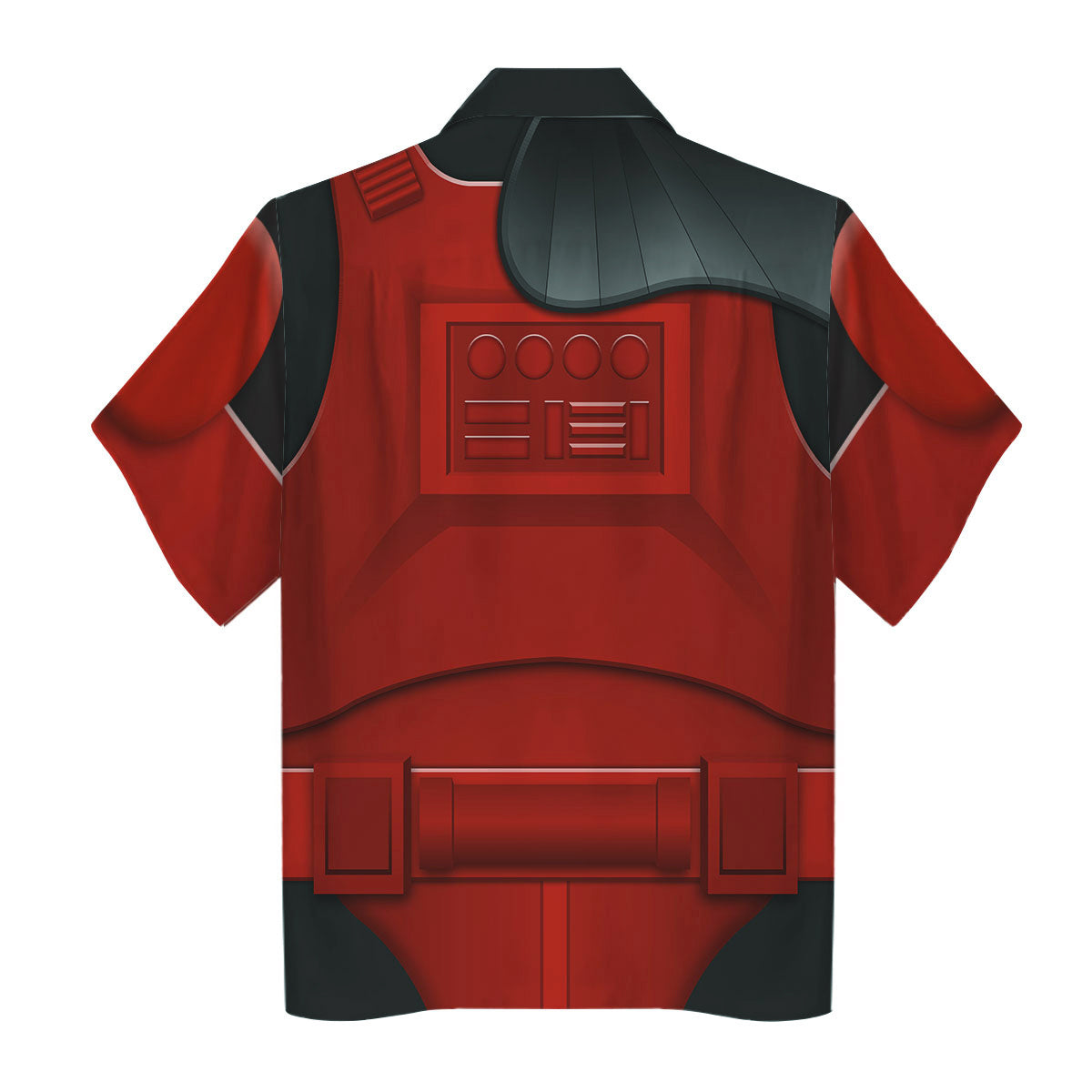 Gearhomie Imprerial Crimson Stormtrooper Costume hawaiian