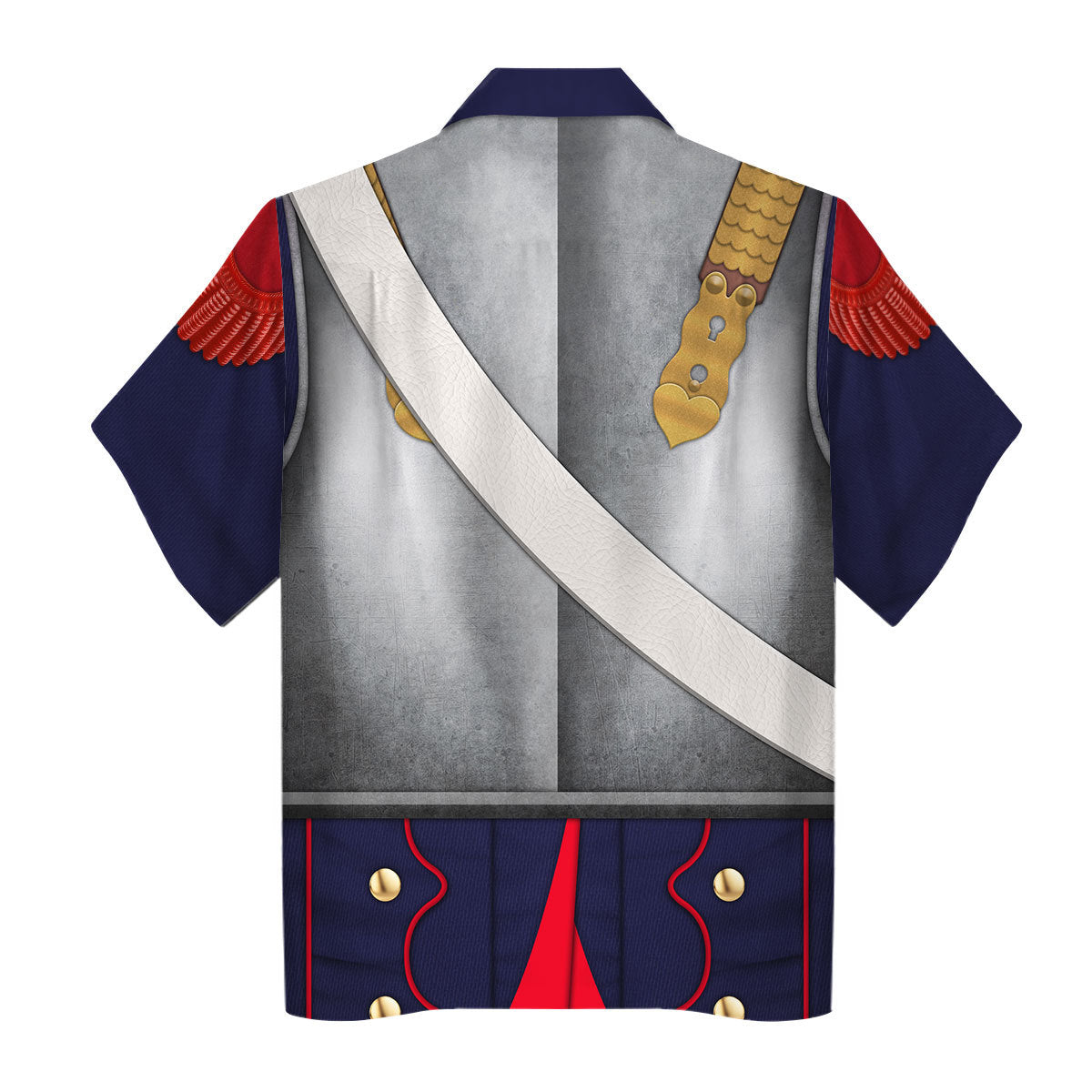 Gearhomie Napoleonic French Heavy Cavalry-Curassier (1812-1815) Uniform All Over Print hawaiian