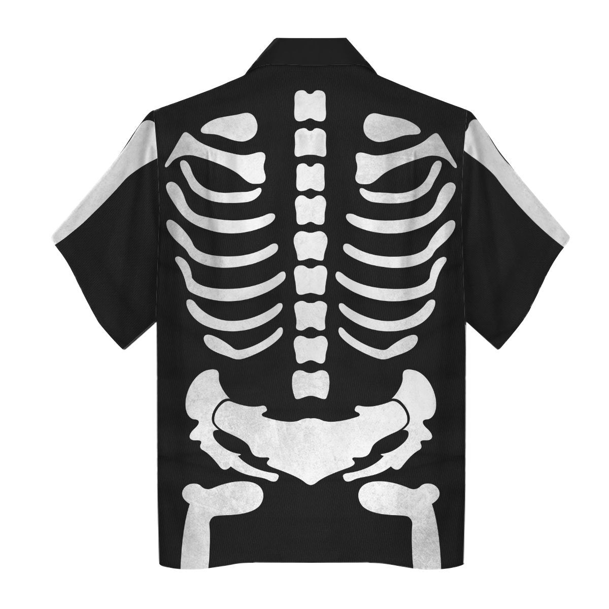 Gearhomie Skeleton Bone Print Halloween Fancy Dress Costume hawaiian