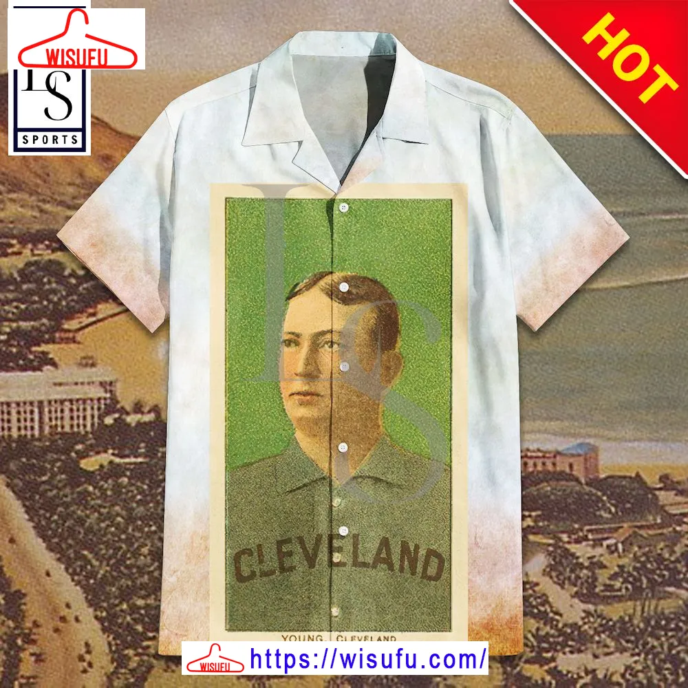 1909 White Border Cy Young Hawaiian Shirt, New Fashion Gifts