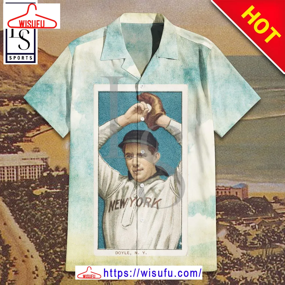 1909 White Border Joe Doyle Hawaiian Shirt, New Fashion Gifts