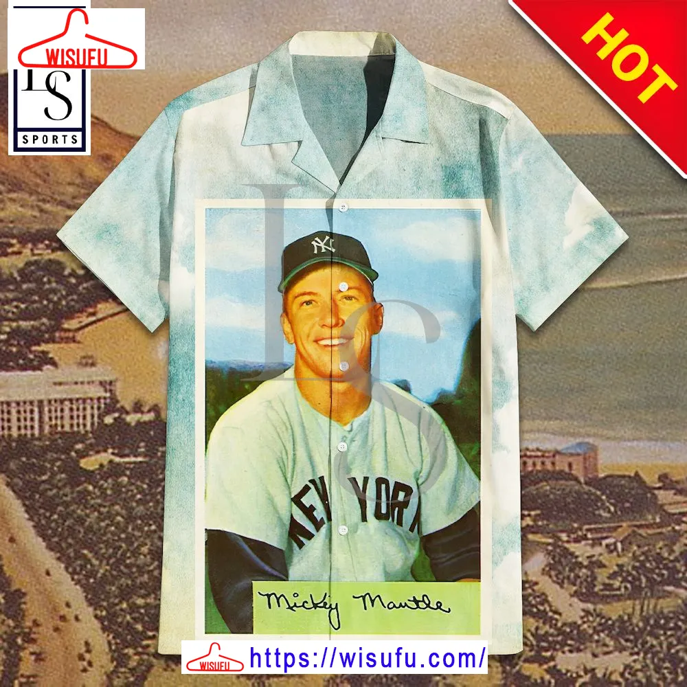 1909 White Border Walter Johnson Rookie Card Portrait Hawaiian Shirt, New Fashion Gifts