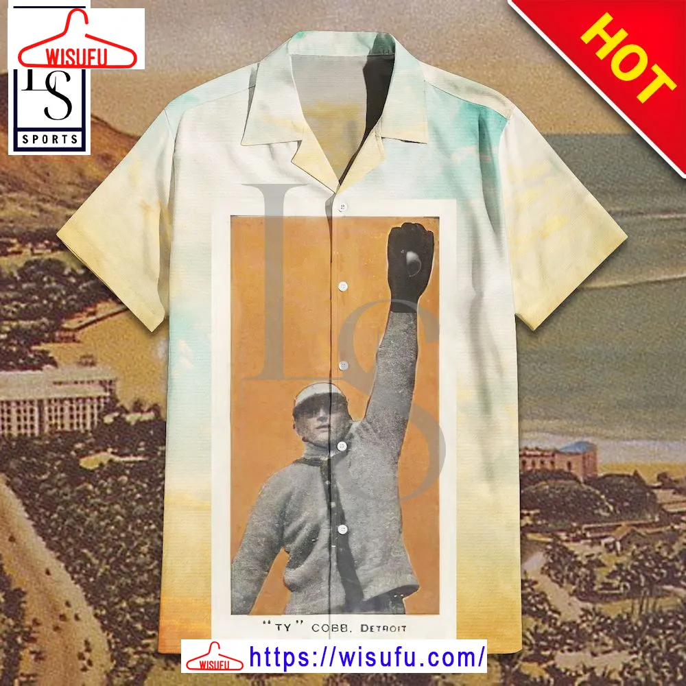 1911 George Close Candy Ty Cobb Hawaiian Shirt, New Fashion Gifts