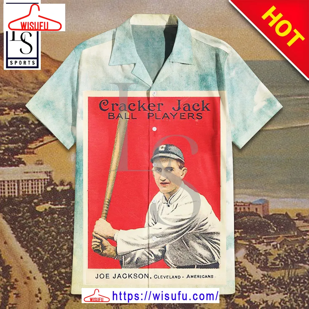 1914 Cracker Jack Joe Jackson Hawaiian Shirt, New Fashion Gifts