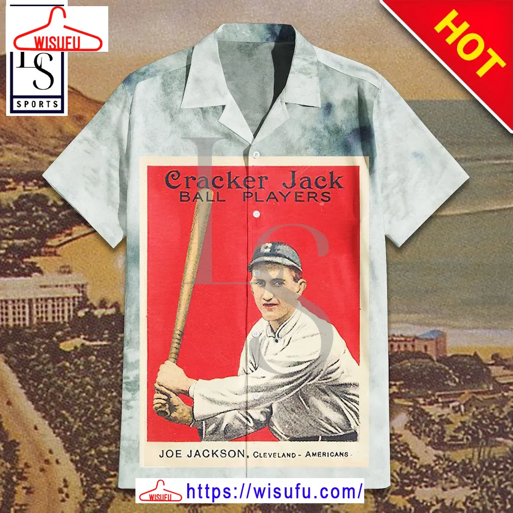 1915 Cracker Jack Joe Jackson Hawaiian Shirt, New Fashion Gifts