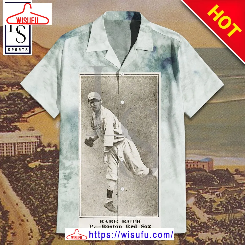 1916 Sporting News Babe Ruth Rookie Card 3d Hawaiian Shirt, New Fashion Gifts