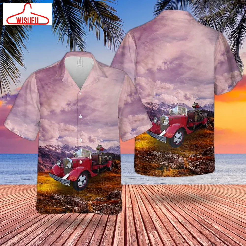 1929 Chevrolet Firebrigade Hawaiian Shirt, New Fashion Gifts