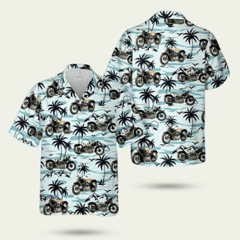 1939 CROCKER BIG TANK MOTORCYCLE HAWAIIAN SHIRT