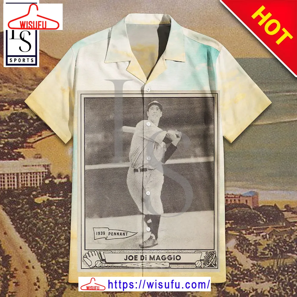 1940 Play Ball Joe Dimaggio Hawaiian Shirt, New Fashion Gifts