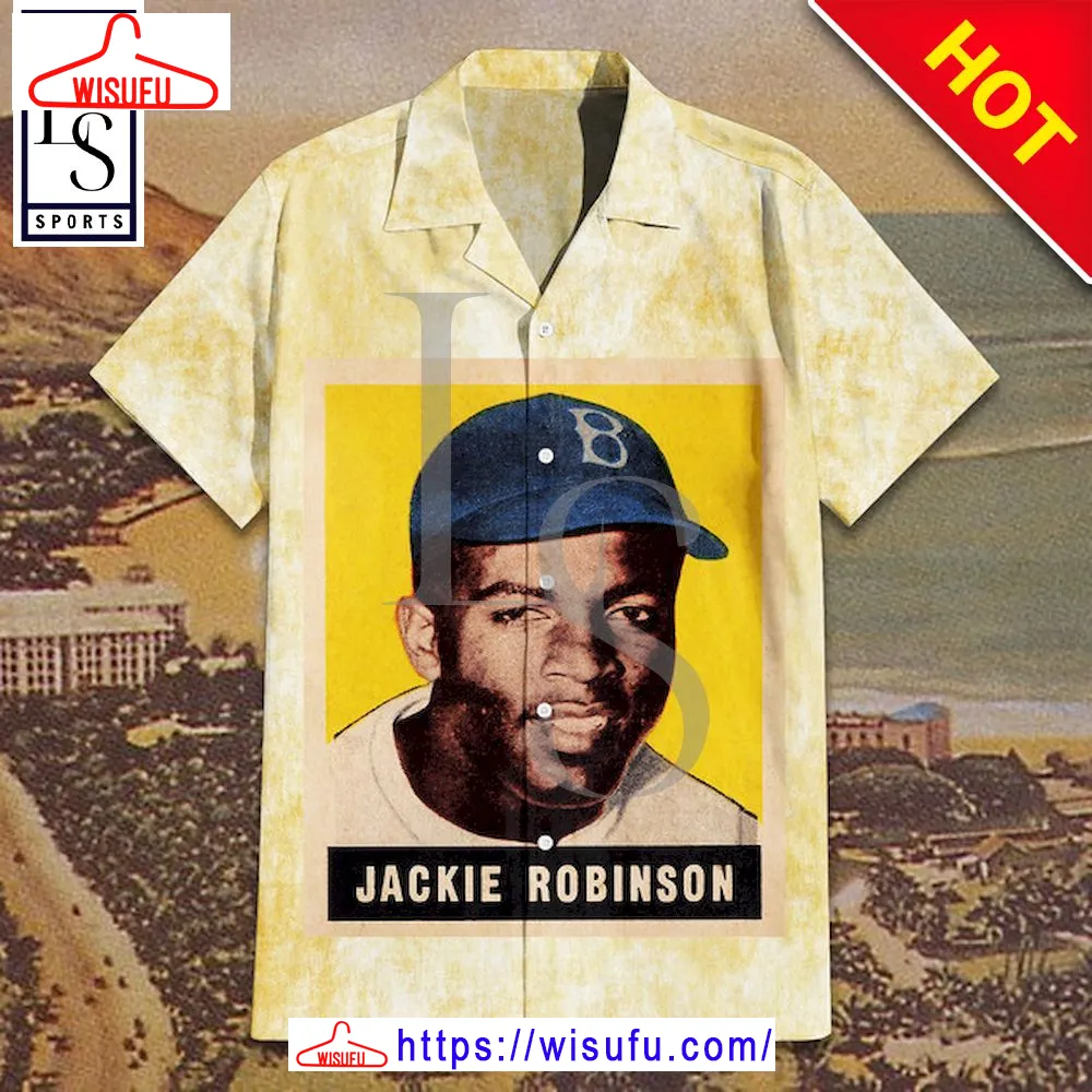 1948 Jackie Robinson Rookie Card Hawaiian Shirt, New Fashion Gifts