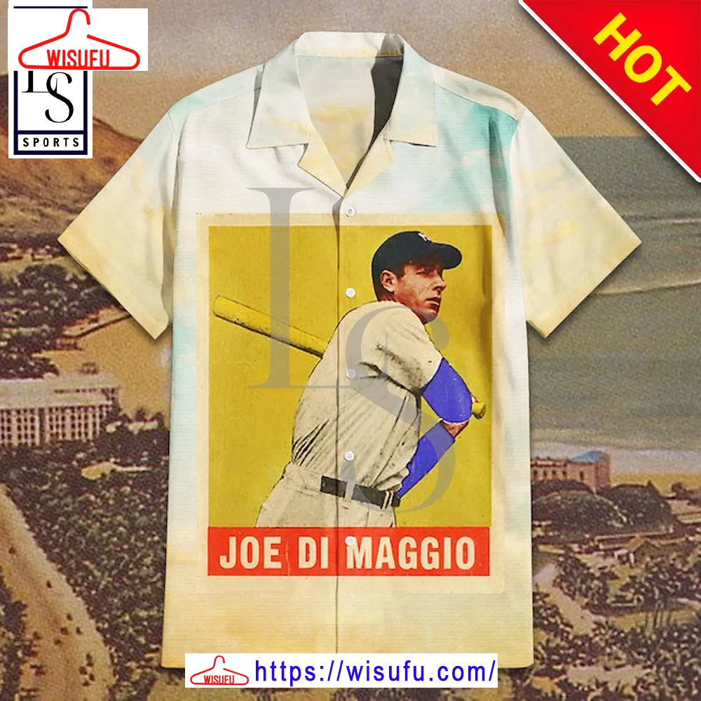 1948 Joe Dimaggio Hawaiian Shirt, New Fashion Gifts