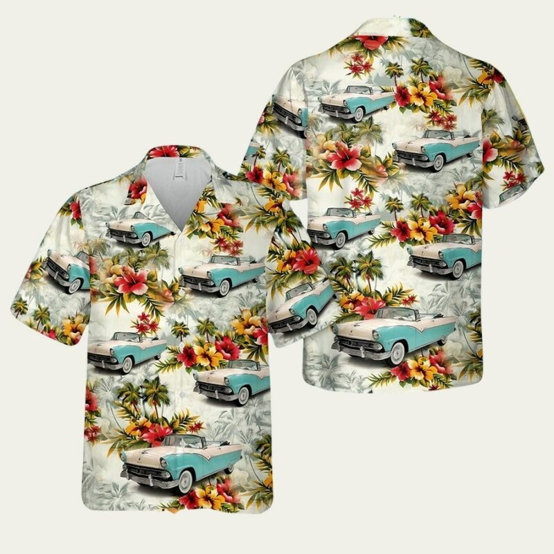 1955 FORD FAIRLANE SUNLINER HAWAIIAN SHIRT