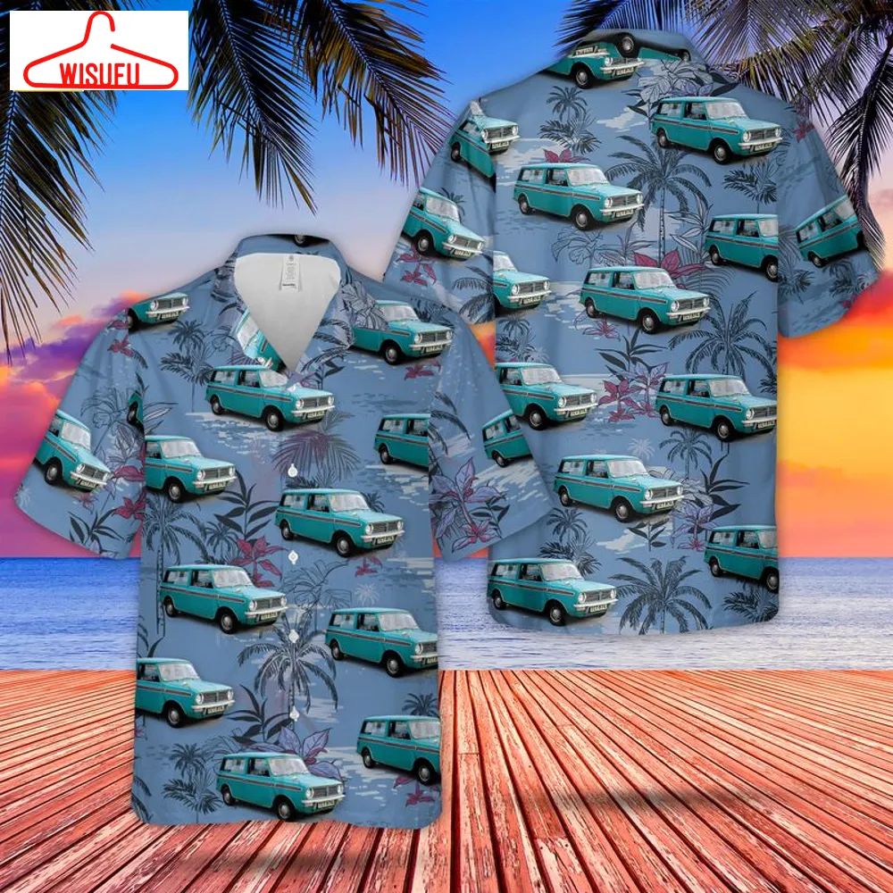 1971 Mini Clubman Estate Hawaiian Shirt, New Fashion Gifts