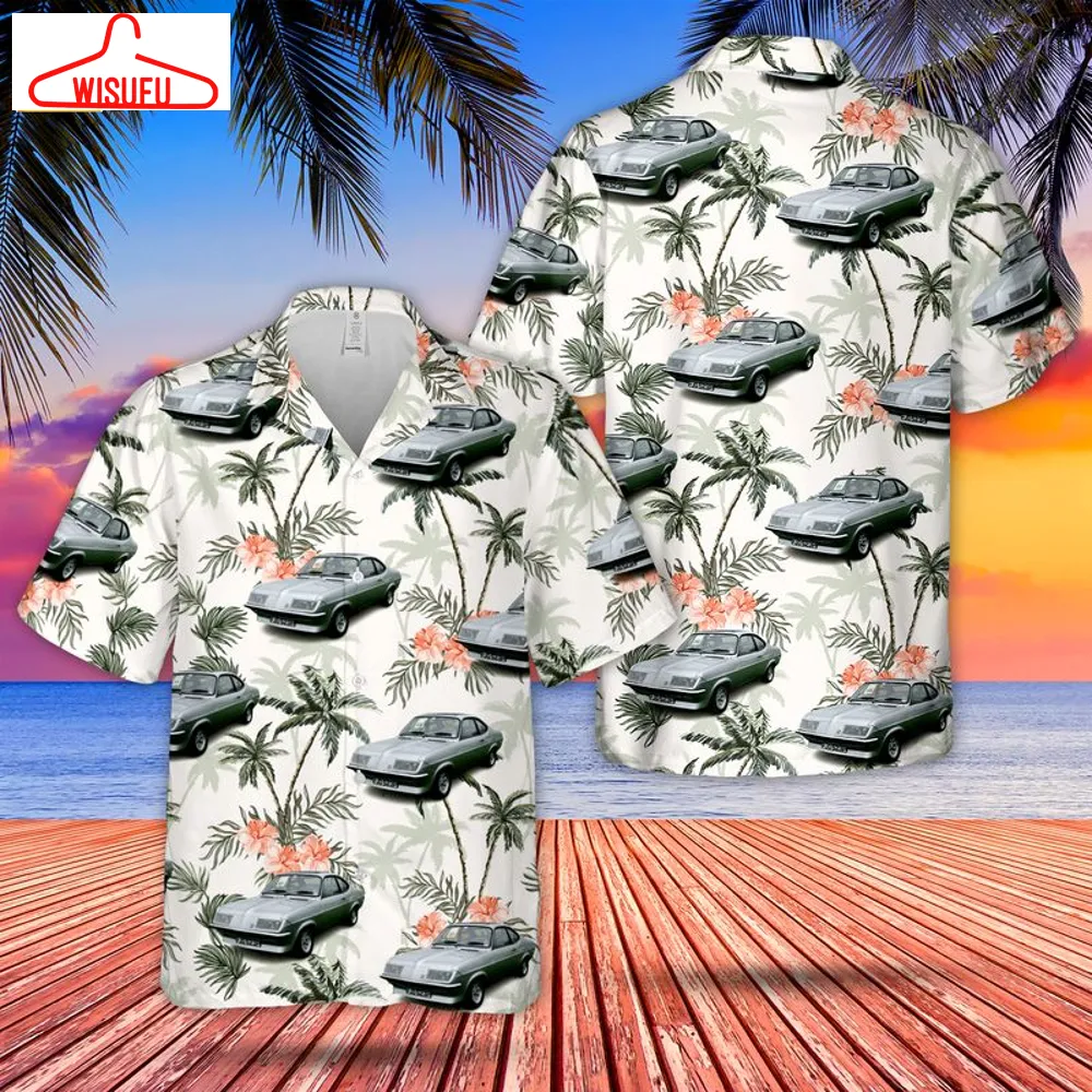 1976 Vauxhall Firenza Droopsnoot Hawaiian Shirt, New Fashion Gifts