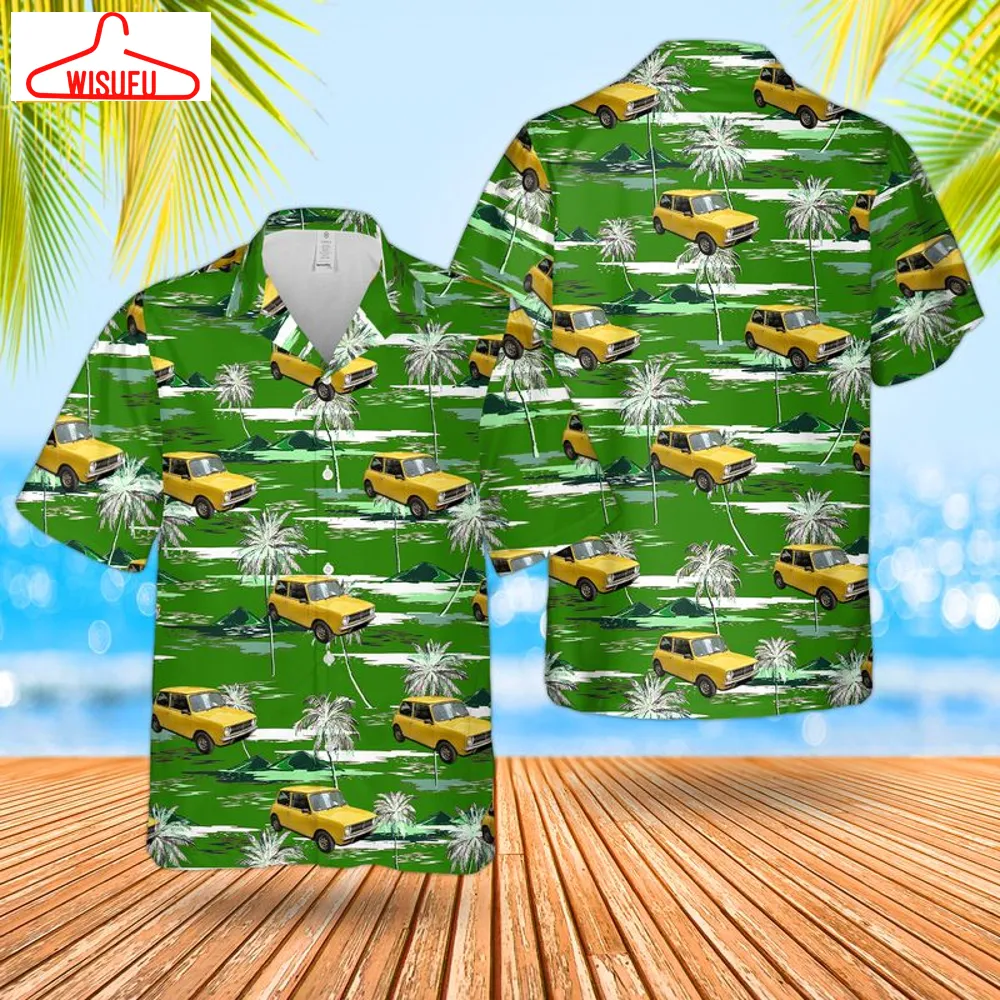 1980 Mini Clubman Hawaiian Shirt, New Fashion Gifts