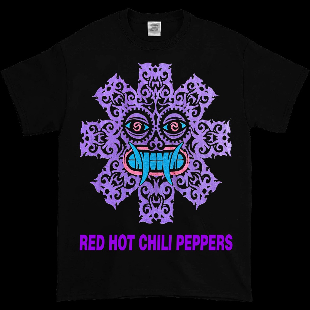 1992 RED HOT CHILI PEPPERS T-SHIRT NEW BLACK TEE
