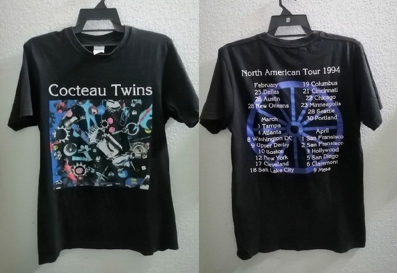 1994 Cocteau Twins Tshirt, Cocteau Twins North American Tour 1994 T-shirt