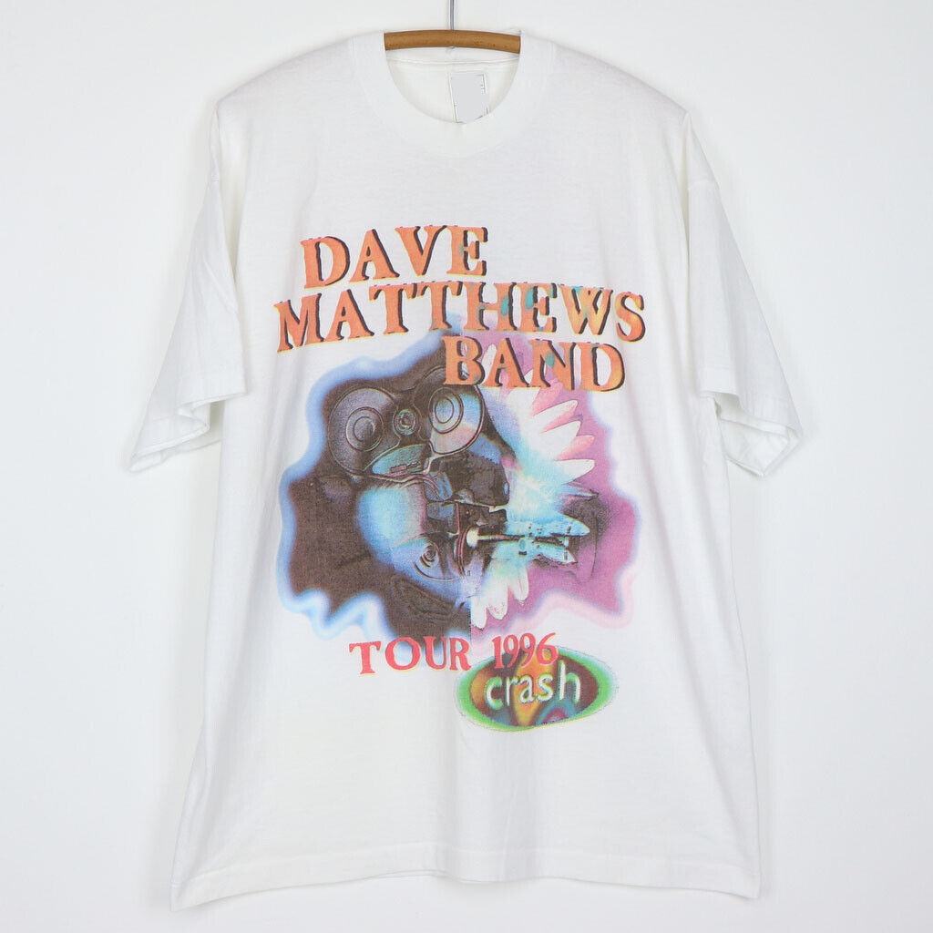 2 sided 1996 Dave Matthews Band Crash Tour Shirt, reprinted shirt