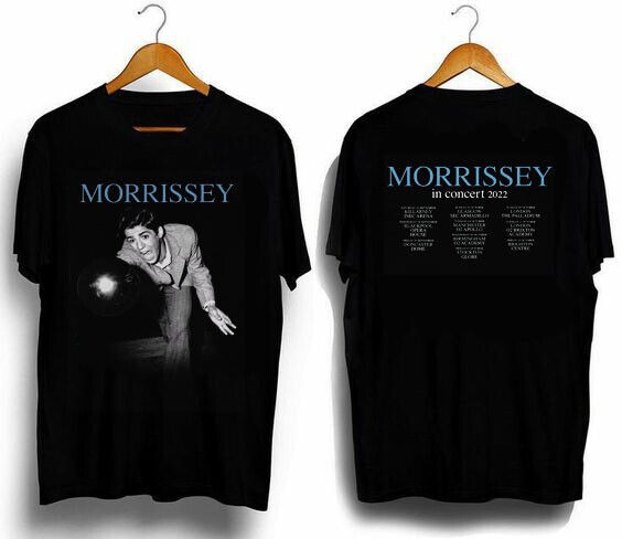 2 sided MORRISSEY 2022 Tourâ T-Shirt Black, gift for fan