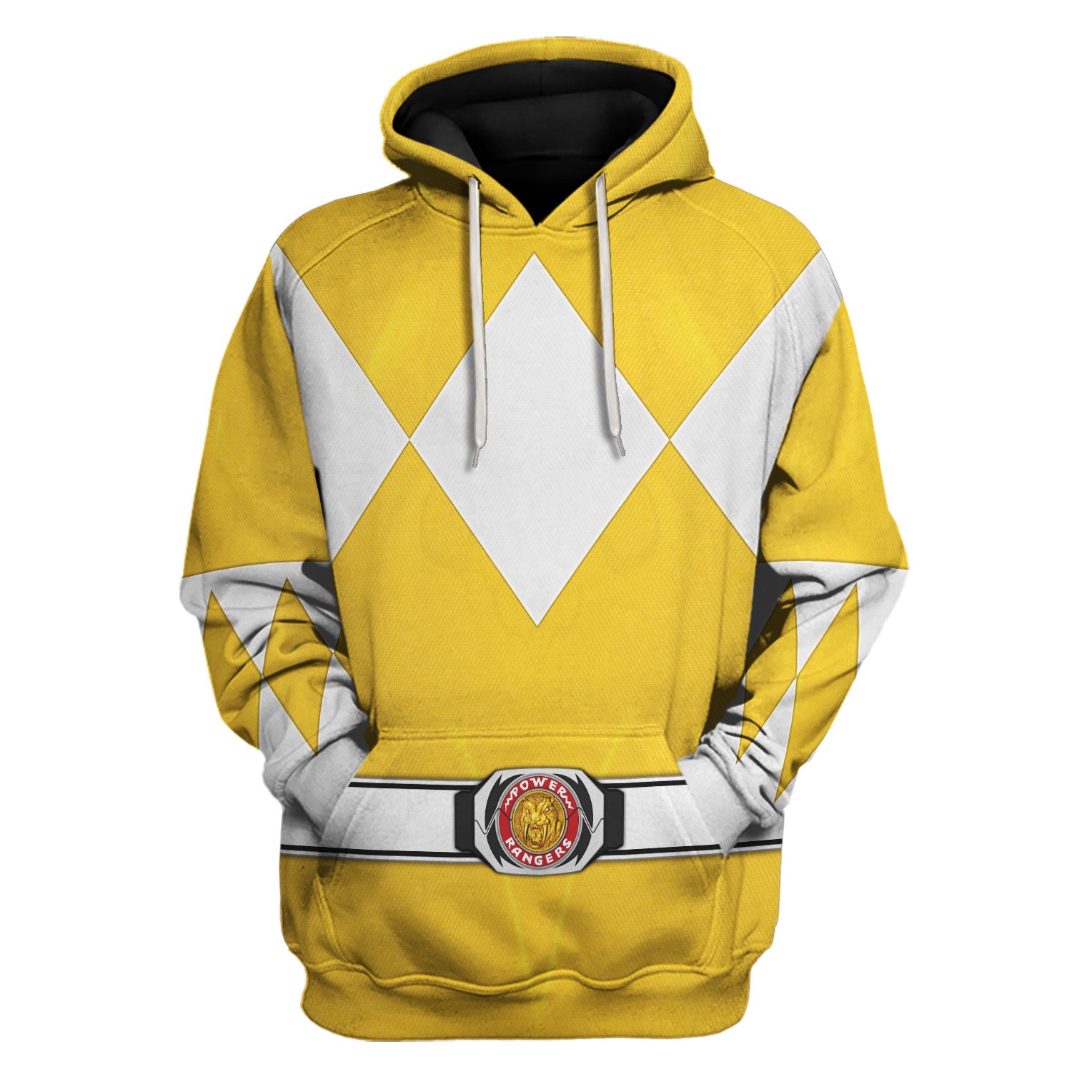 Yellow Ranger Mighty Morphin hoodie