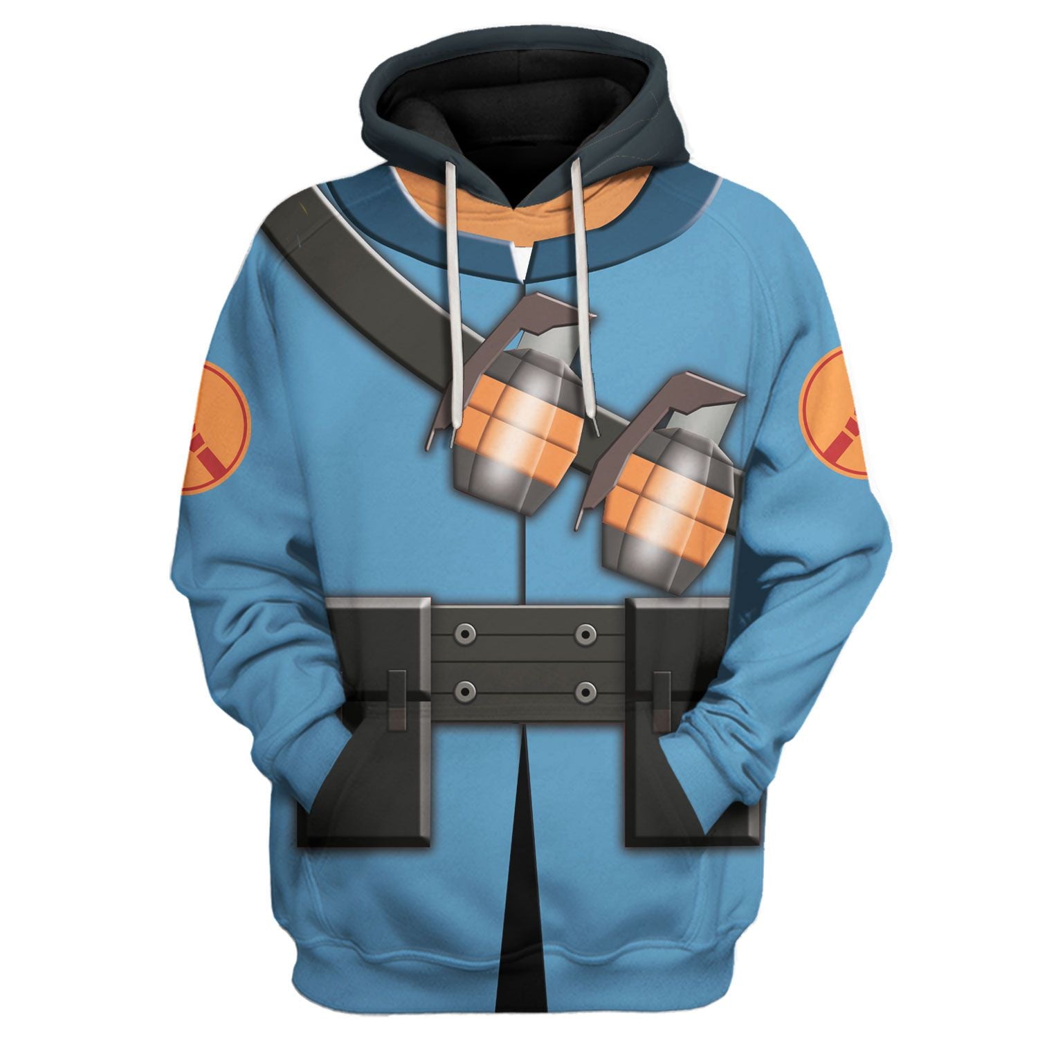 Soldier Blue Team TF2 hoodie