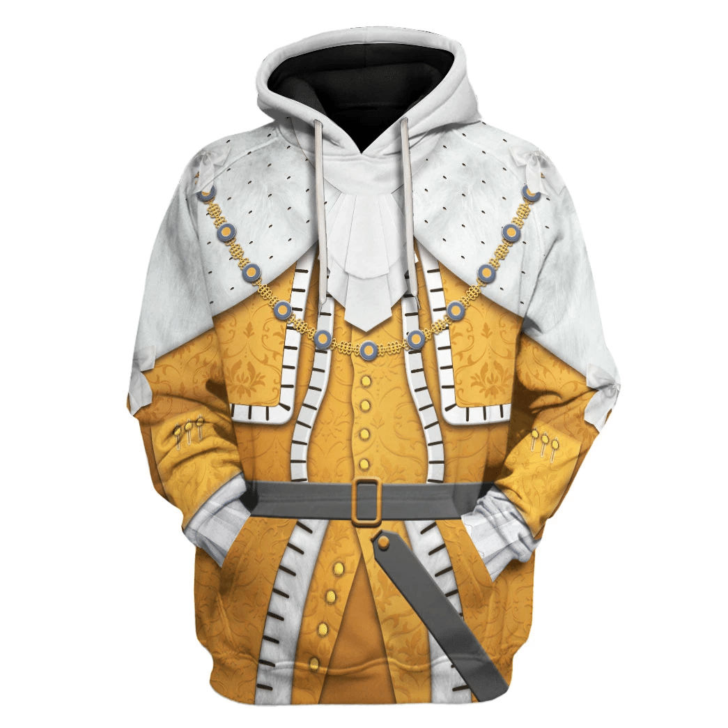 Gearhomie George III Of Great Britain Costume hoodie