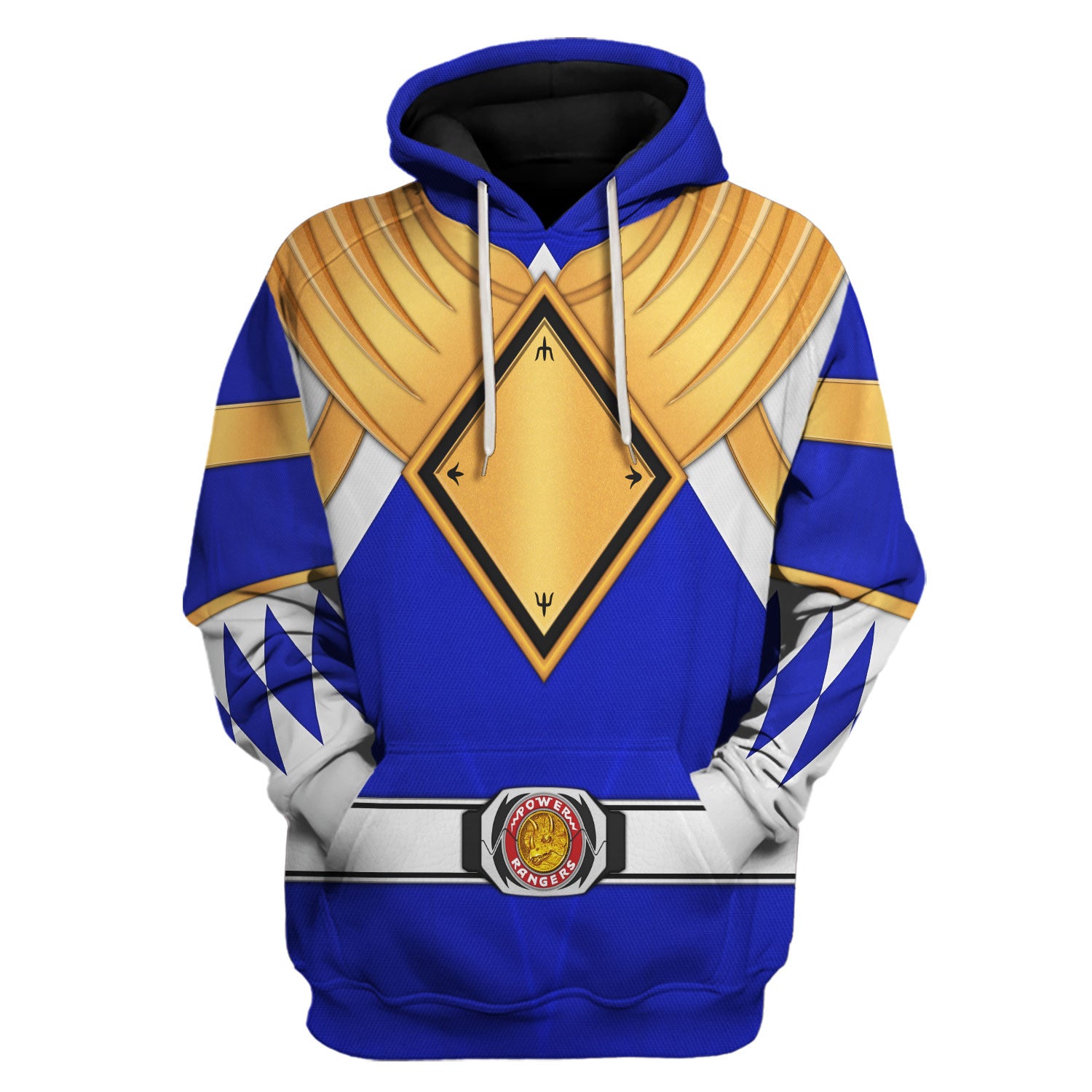 Blue Ranger Dragon Shield  Hoodie