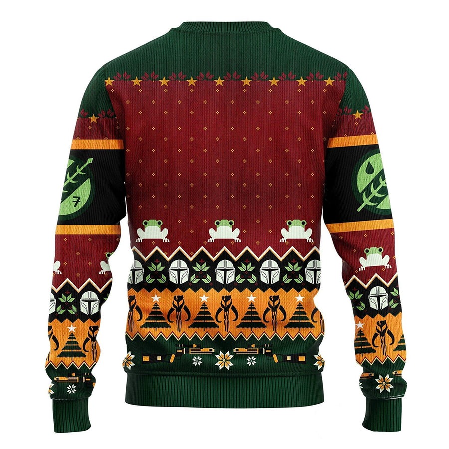 Christmas Star Wars Baby Yoda The Mandalorian - Sweater - Ugly Christmas Sweaters