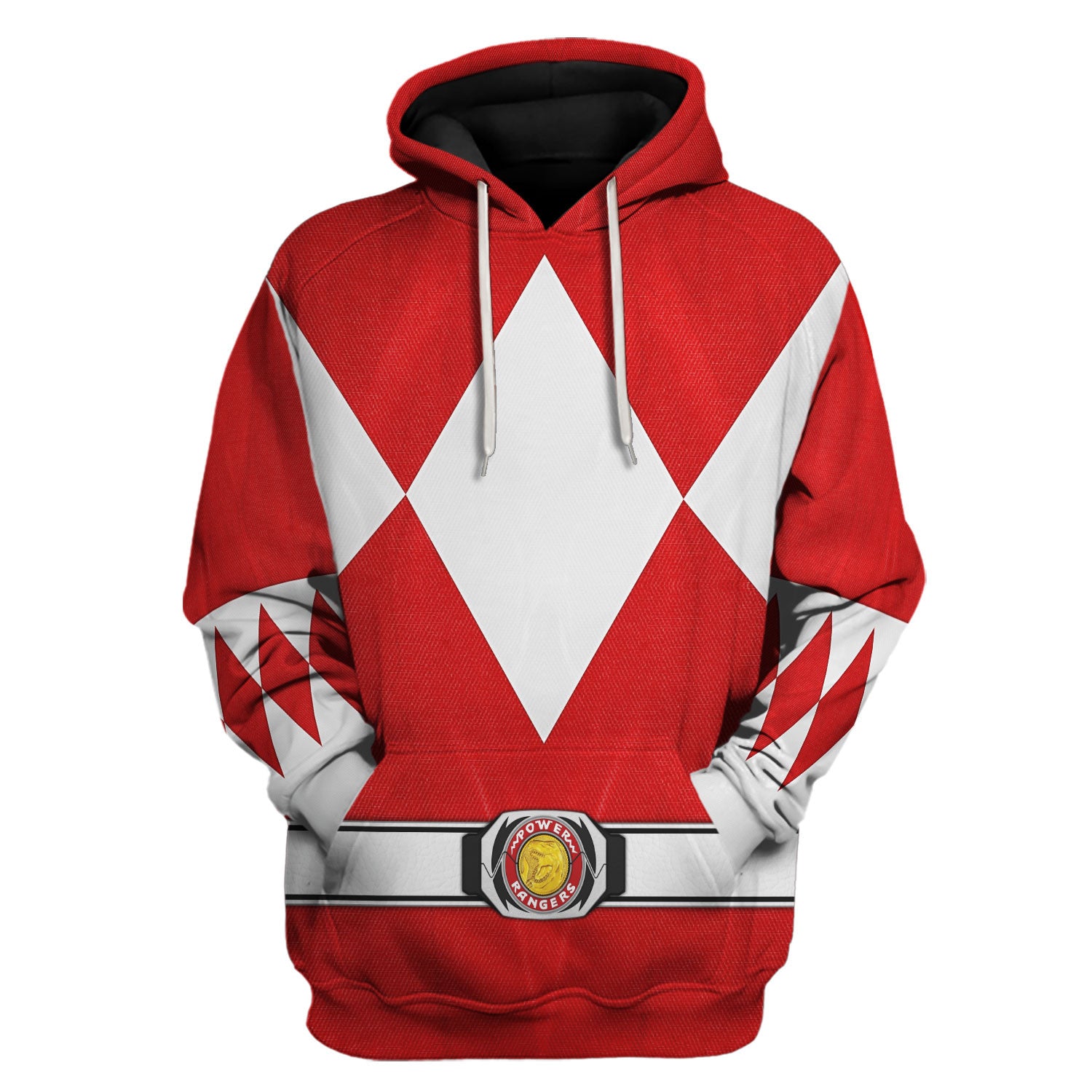 Red Ranger Mighty Morphin hoodie