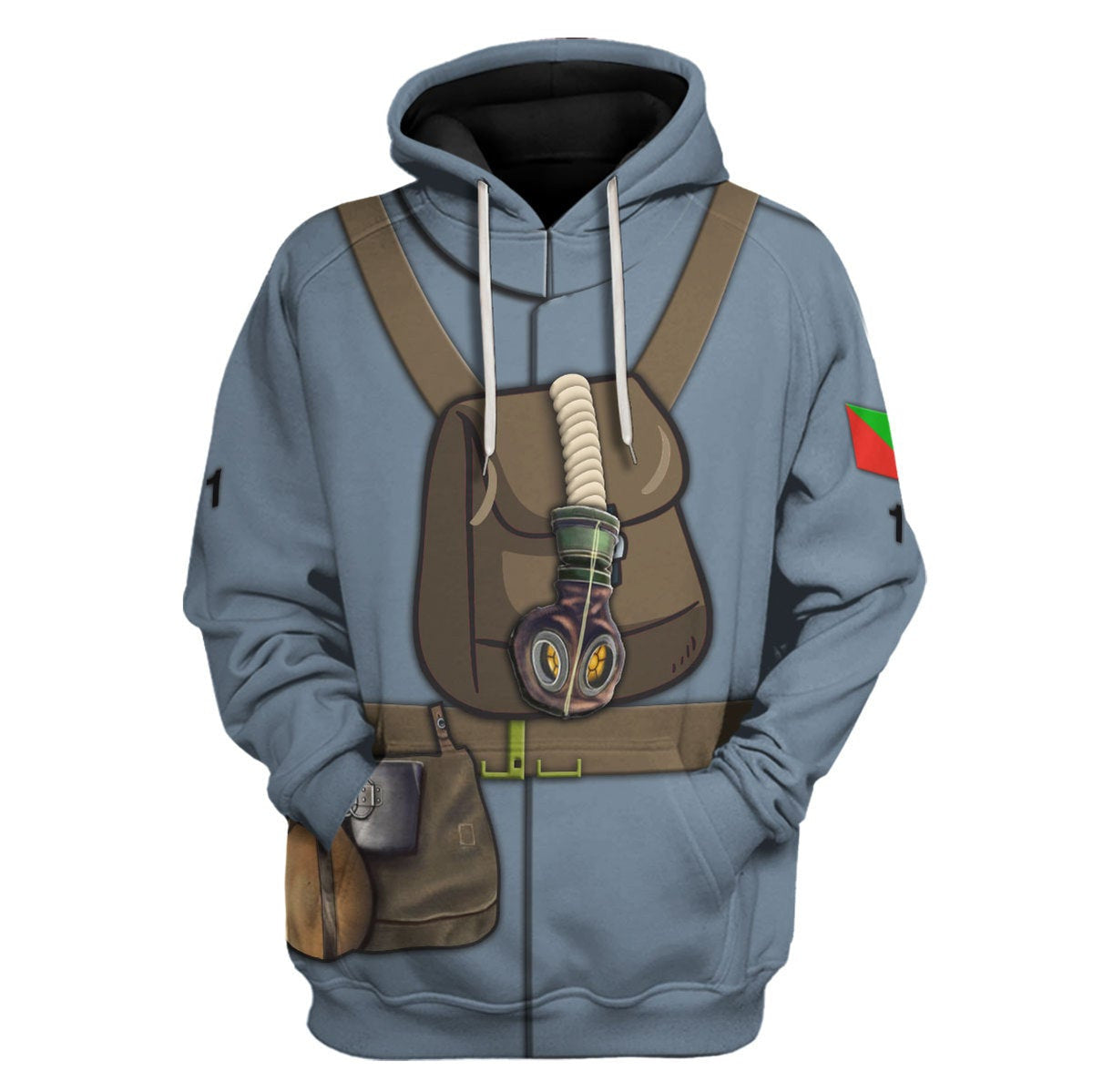 Gearhomie WW1 Flanders Portuguese Lewis Gun Crew Costume hoodie