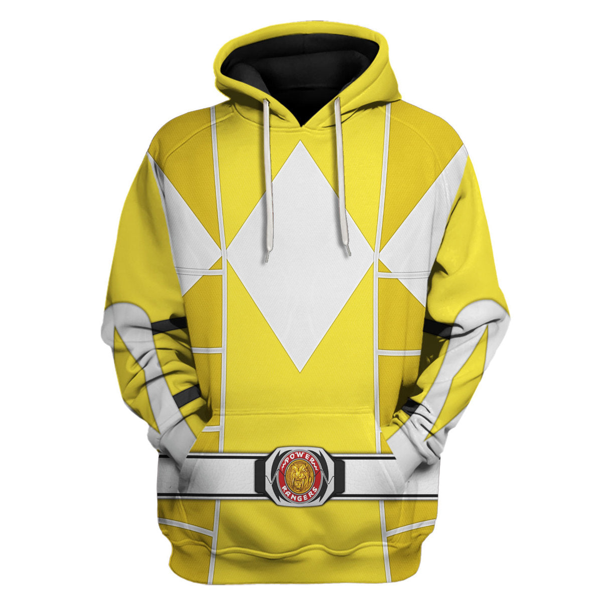 Yellow Ranger Mighty Morphin Cosplay hoodie