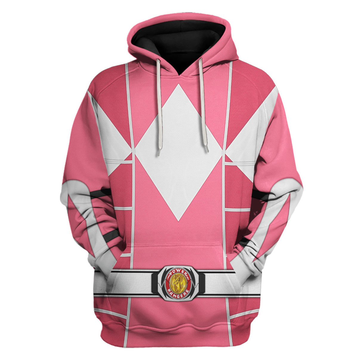 Pink Ranger Mighty Morphin Cosplay hoodie