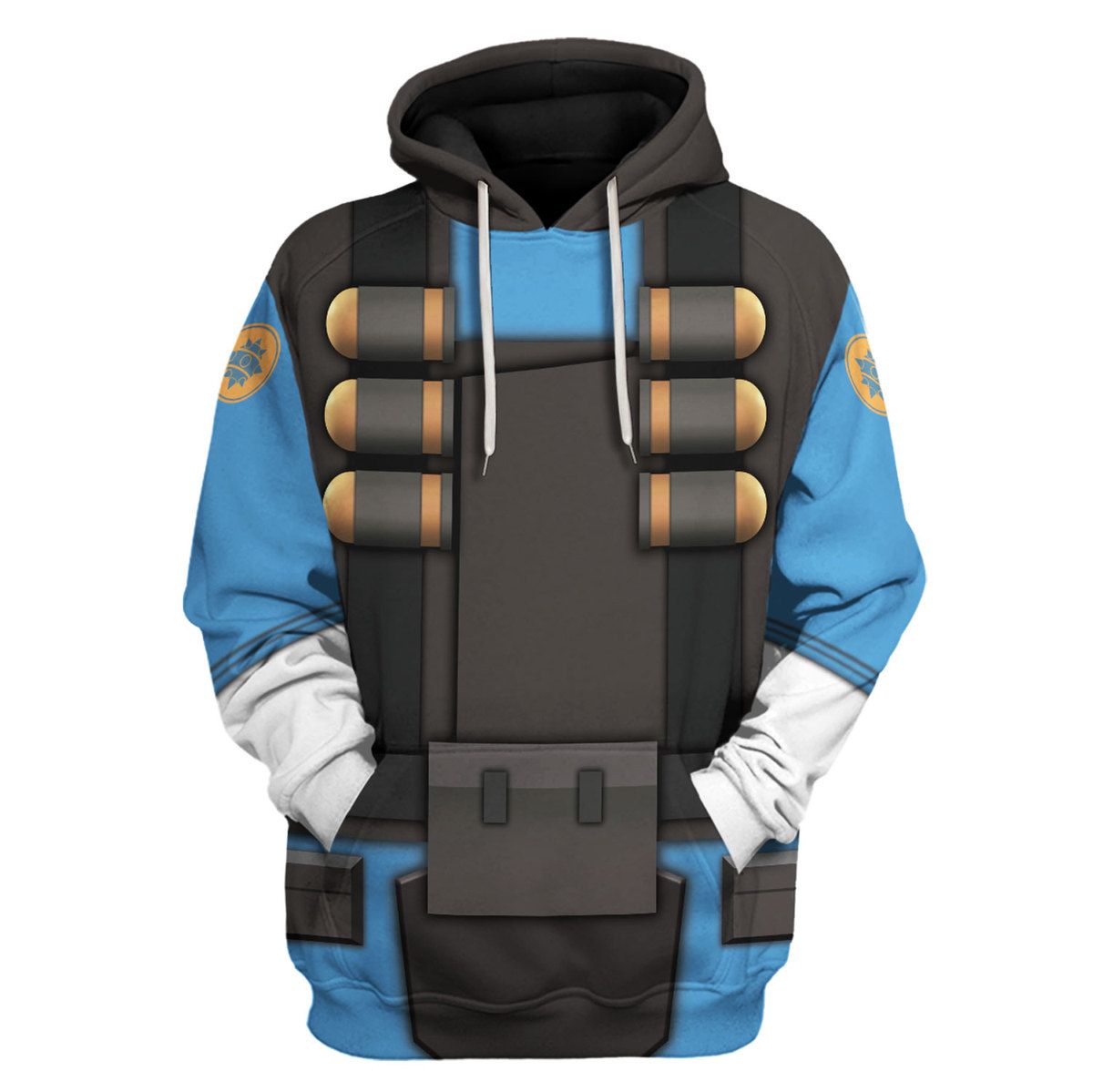 Demoman Blue Team TF2 Hoodie