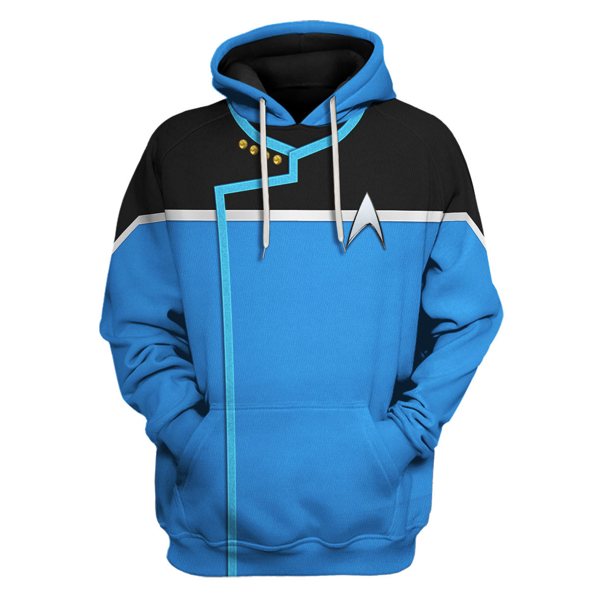 Dress Uniform Science Division BLue Apparel Hoodie