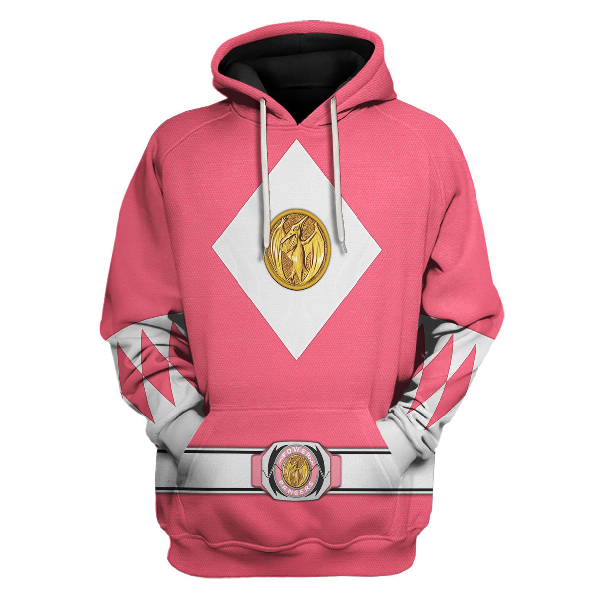 Pink Ranger Mighty Morphin The Movie (1995) hoodie
