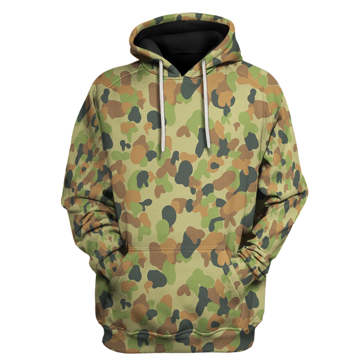 Australian AUSCAM Disruptive Pattern Camouflage Uniform Jelly Bean Camo Or Hearts And Bunnies Hoodie