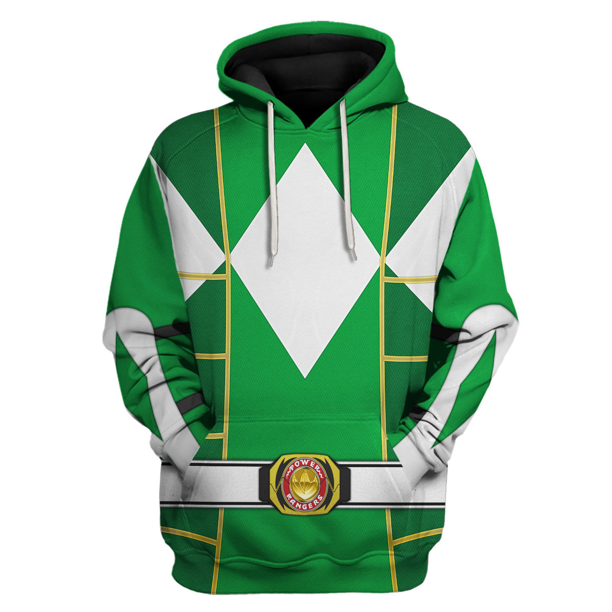Green Ranger Mighty Morphin Cosplay hoodie