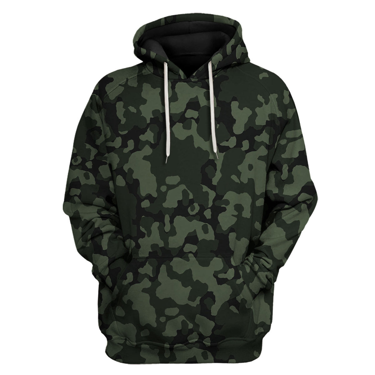 Flecktarn Darkgreen Camo Hoodie