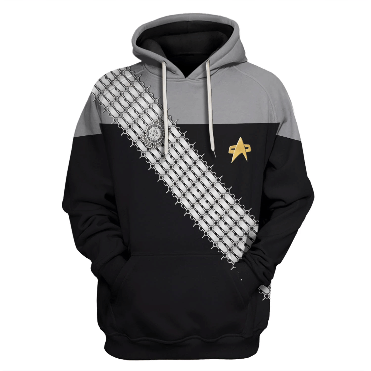 DSN Worf Gray Apparel Hoodie