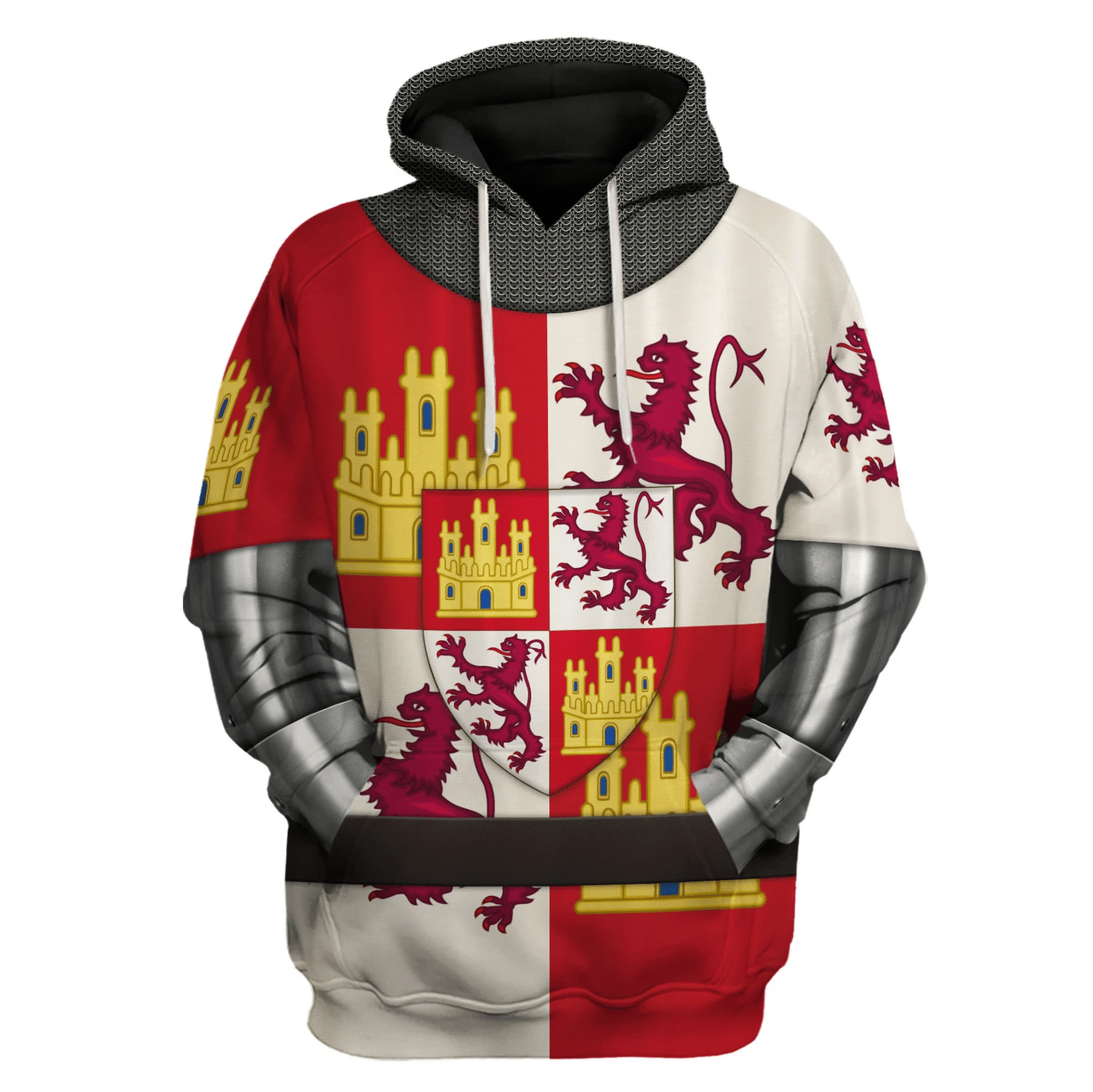 Castile And Leon Armor Hoodie