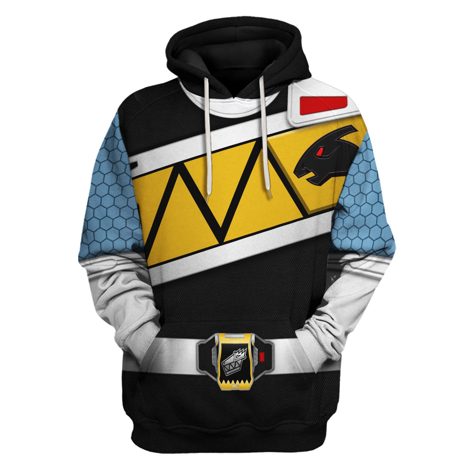 Black Power Rangers Dino Charge Hoodie