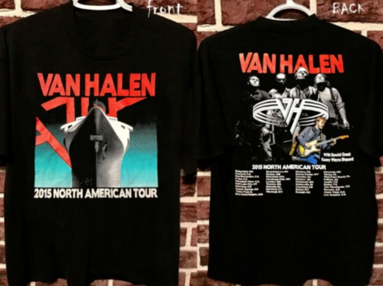 2015 Van Halen North American Tour T-Shirt