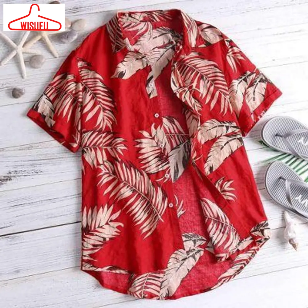 2020 Hot Tropical Leaf Vintage Hawaiian Shirts Best Gift Ideas, New Fashion Gifts