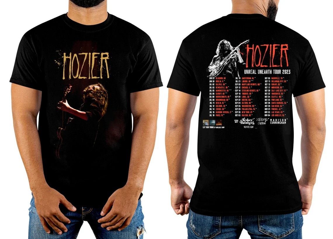 2023 Hozier Tour Unisex Shirt, Hozier Unreal Unearth Tour 2023 T-shirt