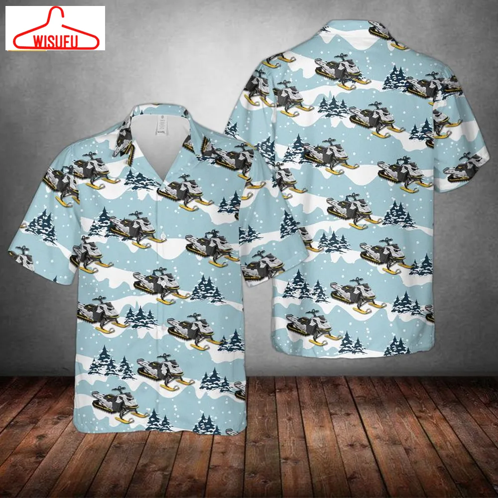 2023 Ski-doo Mountain Snowmobiles Hawaiian Shirt, New Fashion Gifts