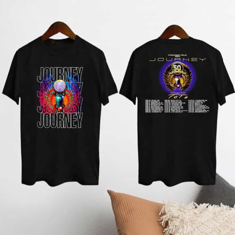 2024 Journey Band Freedom Tour Unisex T-Shirt