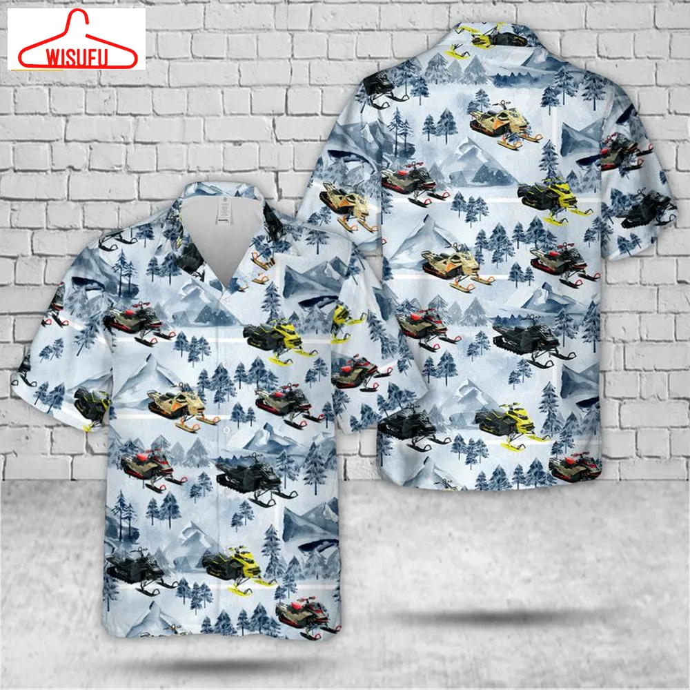 2024 Ski-doo Snowmobiles Hawaiian Shirt, New Fashion Gifts