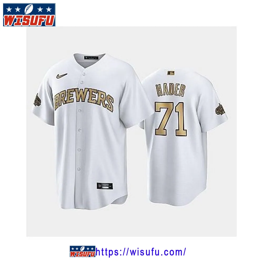 2024-23 All-star Game Nl Milwaukee Brewers White 71 Josh Hader Jersey