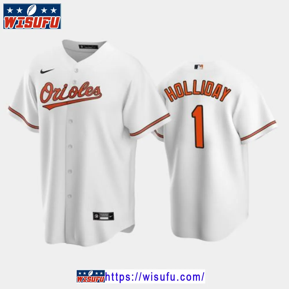 2024-23 Draft Baltimore Orioles Jackson Holliday 1 White Home Jersey